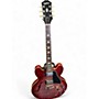 Used Epiphone ES335 Figured IG Trans Red Hollow Body Electric Guitar Trans Red