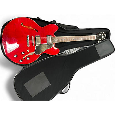 Used Epiphone ES335 Figured with Gibson USA Pickups Cherry Hollow Body Electric Guitar