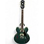 Used Epiphone ES335 GREEN Hollow Body Electric Guitar GREEN
