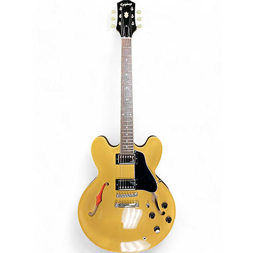 Used Epiphone ES335 Gold Hollow Body Electric Guitar