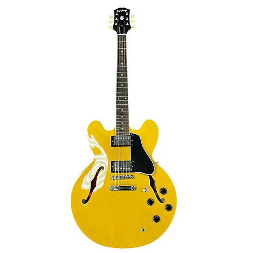 Epiphone Used Epiphone ES335 Gold Hollow Body Electric Guitar Gold