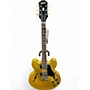 Used Epiphone ES335 Gold Hollow Body Electric Guitar Gold