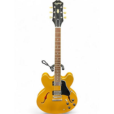 Used Epiphone ES335 Gold Hollow Body Electric Guitar