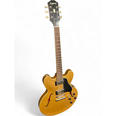 Used Epiphone ES335 Gold Hollow Body Electric Guitar