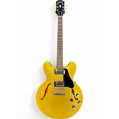 Used Epiphone ES335 Gold Hollow Body Electric Guitar