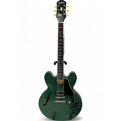 Epiphone Used Epiphone ES335 Green Hollow Body Electric Guitar Green