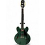 Used Epiphone Used Epiphone ES335 Green Hollow Body Electric Guitar Green