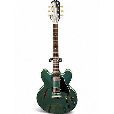 Used Epiphone ES335 Green Hollow Body Electric Guitar
