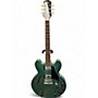 Used Epiphone ES335 Green Hollow Body Electric Guitar Green