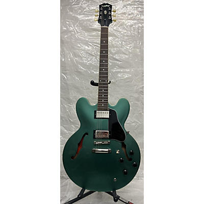 Epiphone Used Epiphone ES335 Green Sparkle Hollow Body Electric Guitar