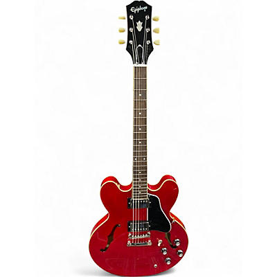 Used Epiphone ES335 Heritage Cherry Hollow Body Electric Guitar