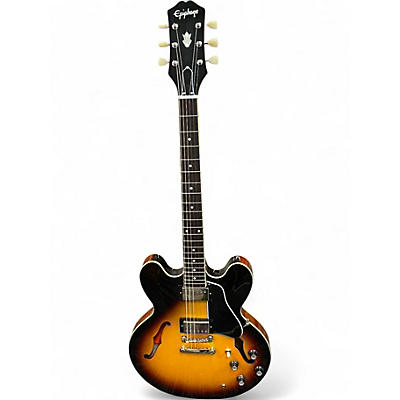 Used Epiphone ES335 IG 2 Color Sunburst Hollow Body Electric Guitar