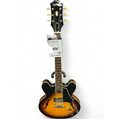 Used Epiphone ES335 IG 2 Color Sunburst Hollow Body Electric Guitar