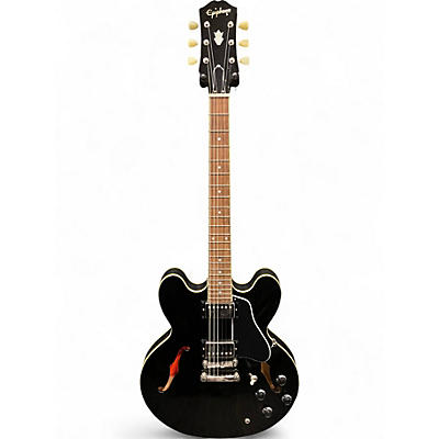 Used Epiphone ES335 IG Ebony Hollow Body Electric Guitar