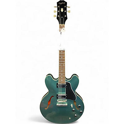 Used Epiphone ES335 IG Inverness Green Hollow Body Electric Guitar