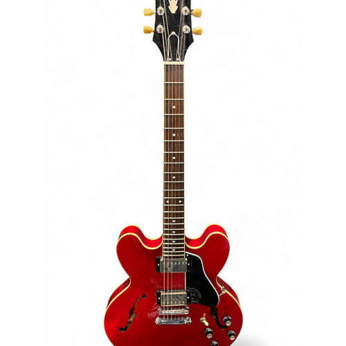 Used Epiphone ES335 IG Red Hollow Body Electric Guitar Red