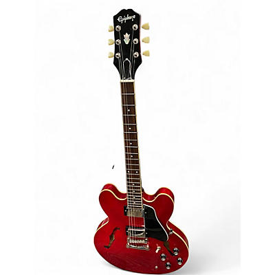 Used Epiphone ES335 IG Red Hollow Body Electric Guitar
