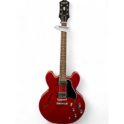 Epiphone Used Epiphone ES335 IG Satin Red Hollow Body Electric Guitar