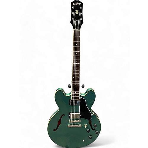 Used Epiphone ES335 IG TEAL Hollow Body Electric Guitar TEAL