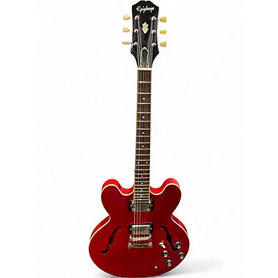 Used Epiphone ES335 INPIRED BY GIBSON Red Hollow Body Electric Guitar