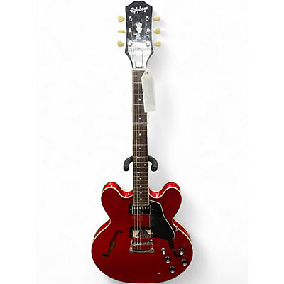 Used Epiphone ES335 INSPIRED BY GIBSON Cherry Hollow Body Electric Guitar