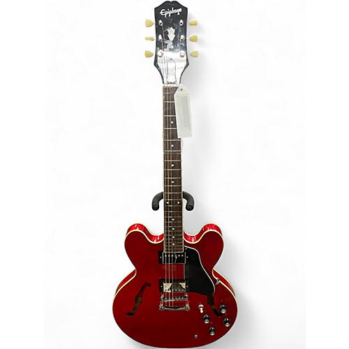 Used Epiphone ES335 INSPIRED BY GIBSON Cherry Hollow Body Electric Guitar Cherry