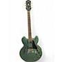 Used Epiphone ES335 INSPIRED BY GIBSON GREEN Hollow Body Electric Guitar GREEN