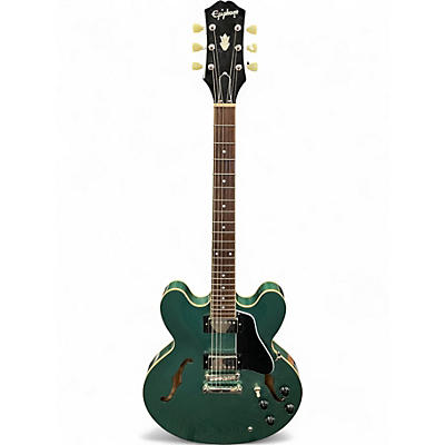 Used Epiphone ES335 IVERNESS GREEN Hollow Body Electric Guitar