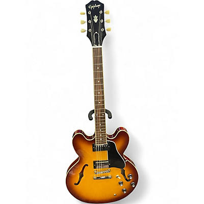 Used Epiphone ES335 Iced Tea Hollow Body Electric Guitar