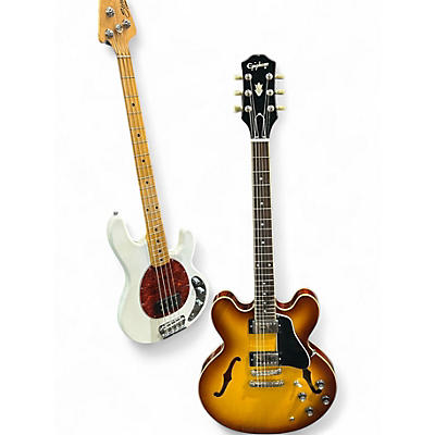 Used Epiphone ES335 Iced Tea Hollow Body Electric Guitar
