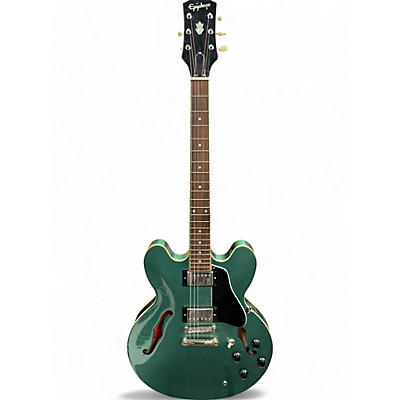 Used Epiphone ES335 Inverness Green Hollow Body Electric Guitar