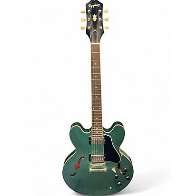 Used Epiphone ES335 Inverness Green Hollow Body Electric Guitar