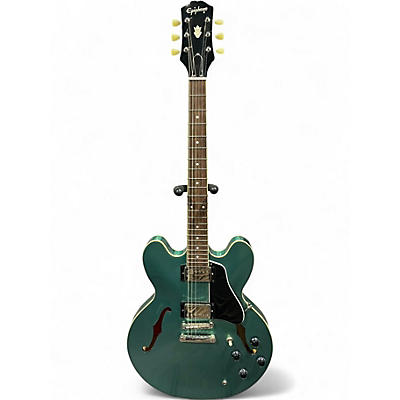 Used Epiphone ES335 Inverness Green Hollow Body Electric Guitar