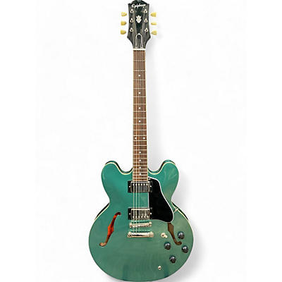 Epiphone Used Epiphone ES335 Metallic Aqua Marine Hollow Body Electric Guitar