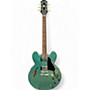 Used Epiphone ES335 Metallic Aqua Marine Hollow Body Electric Guitar Metallic Aqua Marine