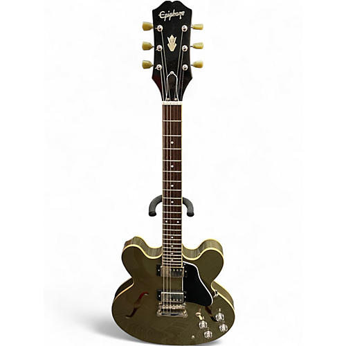 Used Epiphone ES335 OLIVE DRAB Hollow Body Electric Guitar OLIVE DRAB