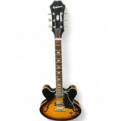 Used Epiphone ES335 Pro 2 Color Sunburst Hollow Body Electric Guitar