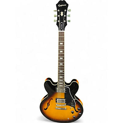 Used Epiphone ES335 Pro 2 Color Sunburst Hollow Body Electric Guitar