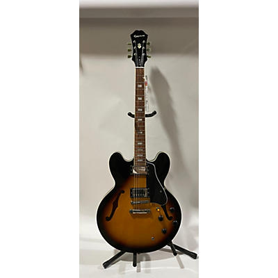 Epiphone Used Epiphone ES335 Pro 2 Tone Sunburst Hollow Body Electric Guitar