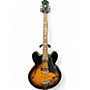 Used Epiphone ES335 Pro 2 Tone Sunburst Hollow Body Electric Guitar 2 Tone Sunburst