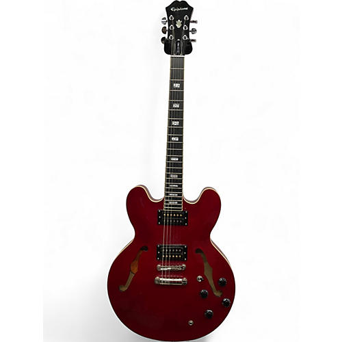 Used Epiphone ES335 Pro Candy Apple Red Hollow Body Electric Guitar Candy Apple Red