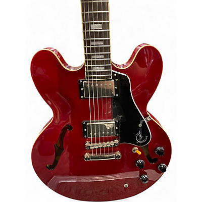 Used Epiphone ES335 Pro Cherry Hollow Body Electric Guitar