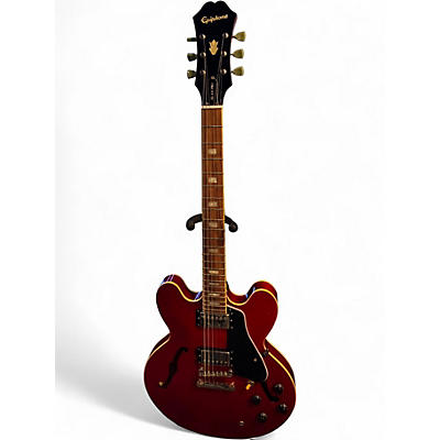 Used Epiphone ES335 Pro Cherry Hollow Body Electric Guitar