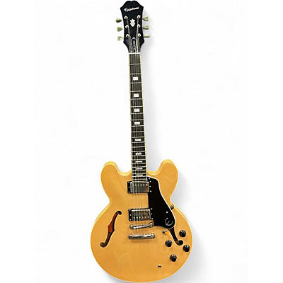 Used Epiphone ES335 Pro Natural Hollow Body Electric Guitar