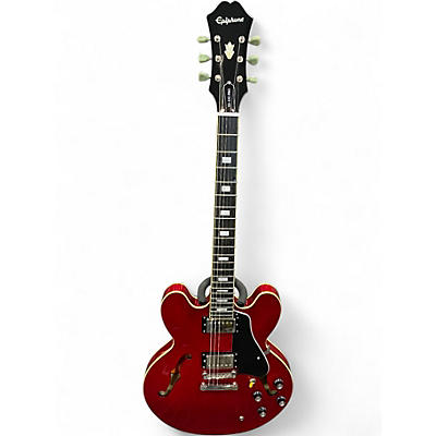Used Epiphone ES335 Pro Red Hollow Body Electric Guitar