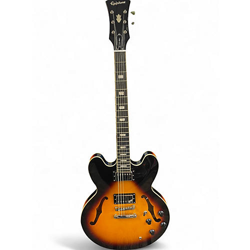 Used Epiphone ES335 Pro Sunburst Hollow Body Electric Guitar Sunburst