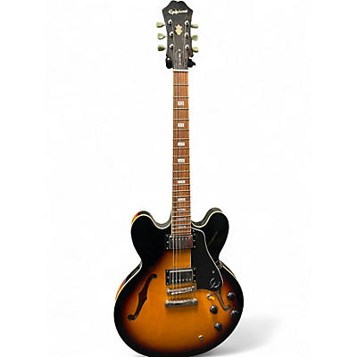 Used Epiphone ES335 Pro Vintage Sunburst Hollow Body Electric Guitar