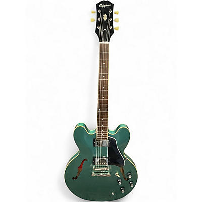 Used Epiphone ES335 Pro Whale Blue Hollow Body Electric Guitar