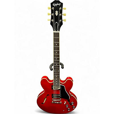 Used Epiphone ES335 RED Hollow Body Electric Guitar