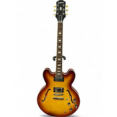 Used Epiphone ES335 Raspberry Tea Burst Hollow Body Electric Guitar